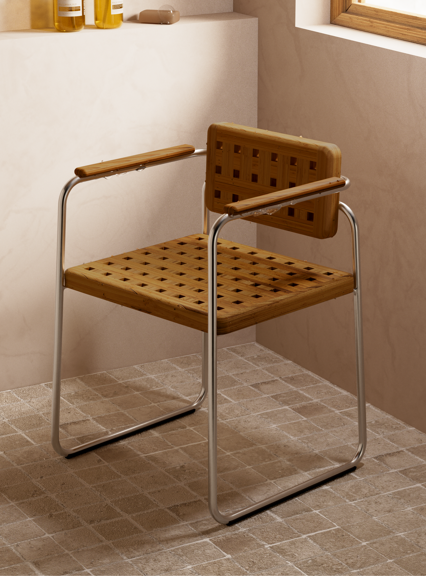 designer shower chair
