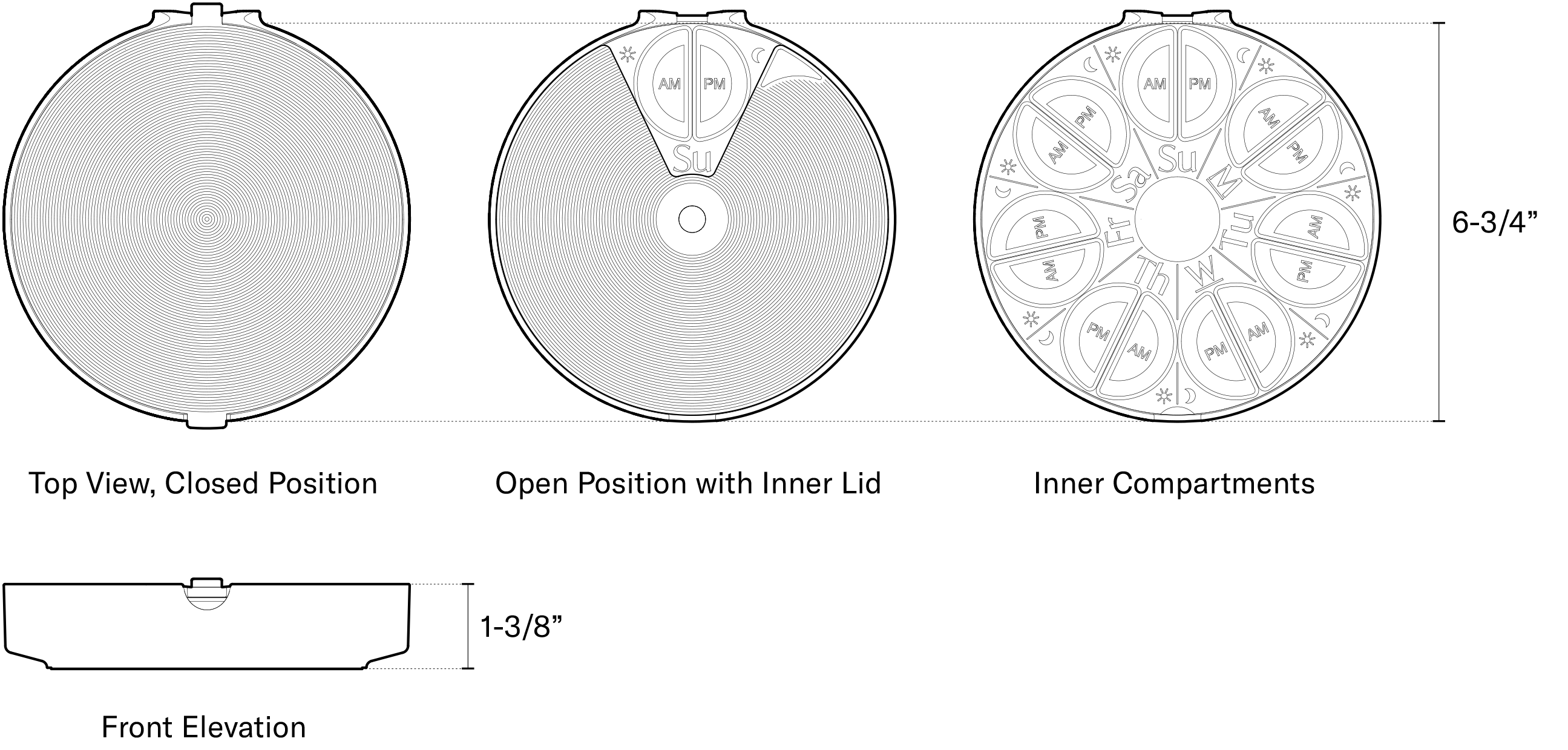 pillbox lines for dropdown