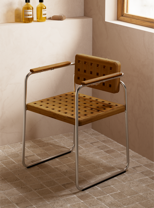 designer shower chair